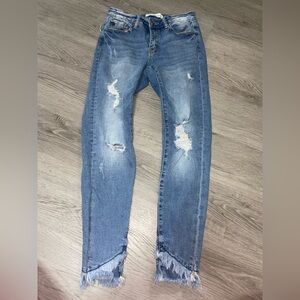 KanCan Light Blue Distressed Skinny Jeans